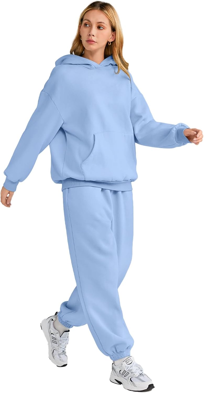 Womens 2 Piece Outfits Lounge Hoodie Sweatsuit Sets