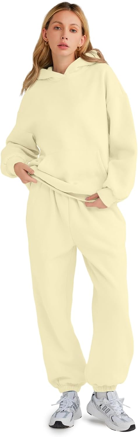 Womens 2 Piece Outfits Lounge Hoodie Sweatsuit Sets