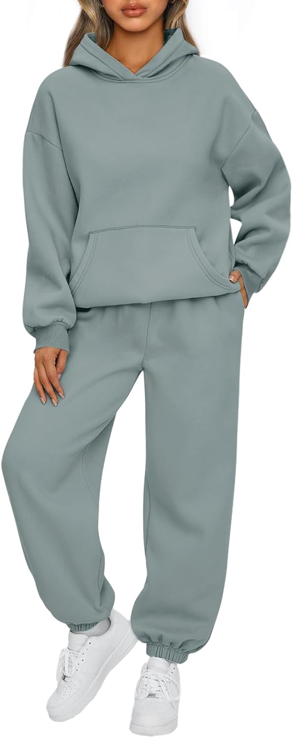 Womens 2 Piece Outfits Lounge Hoodie Sweatsuit Sets