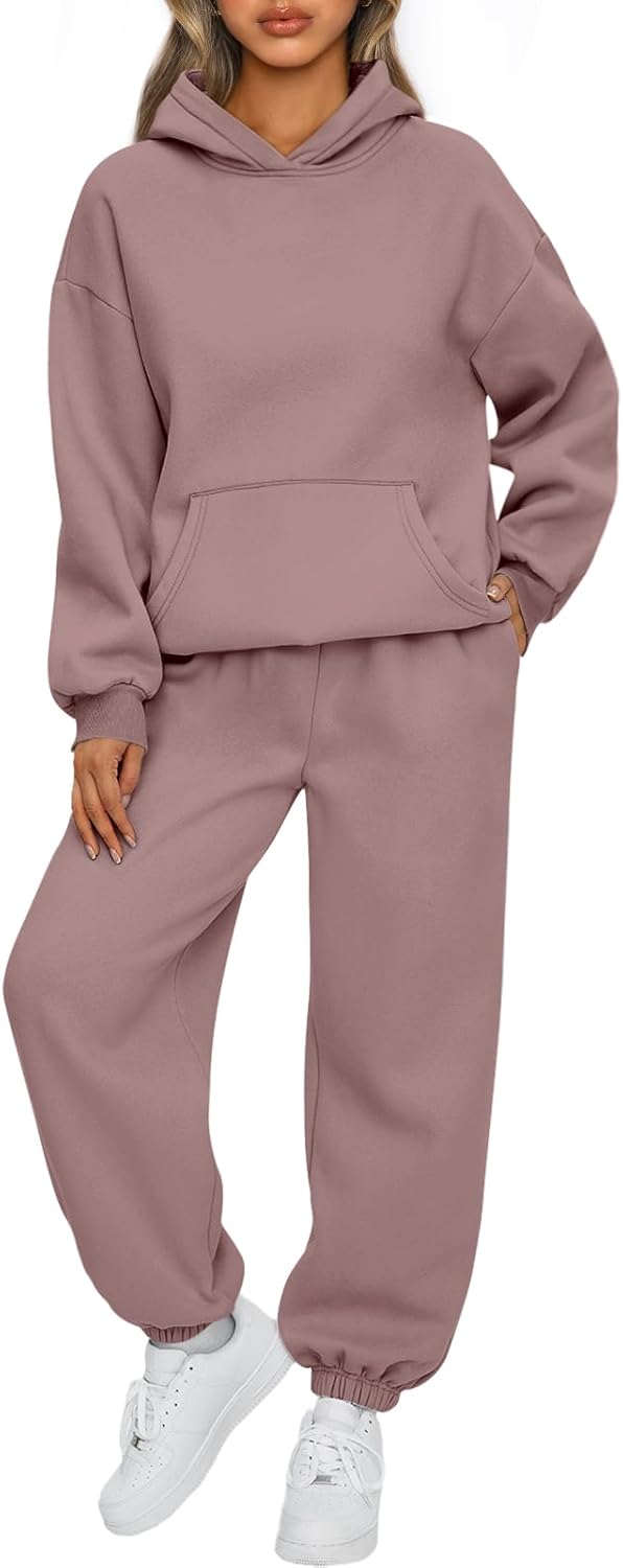 Womens 2 Piece Outfits Lounge Hoodie Sweatsuit Sets