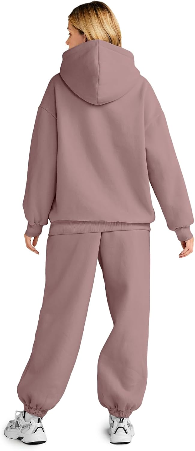 Womens 2 Piece Outfits Lounge Hoodie Sweatsuit Sets