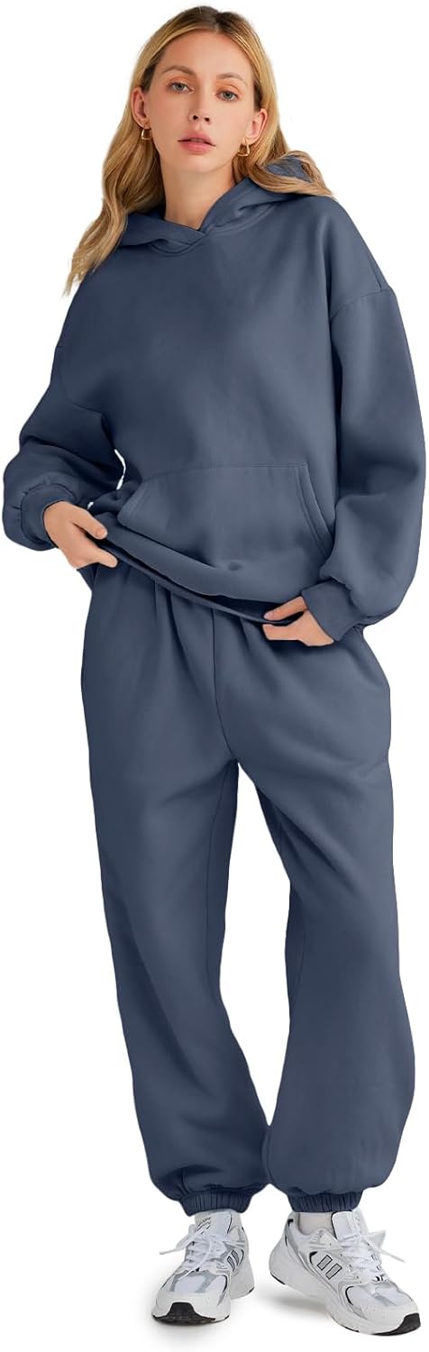 Womens 2 Piece Outfits Lounge Hoodie Sweatsuit Sets