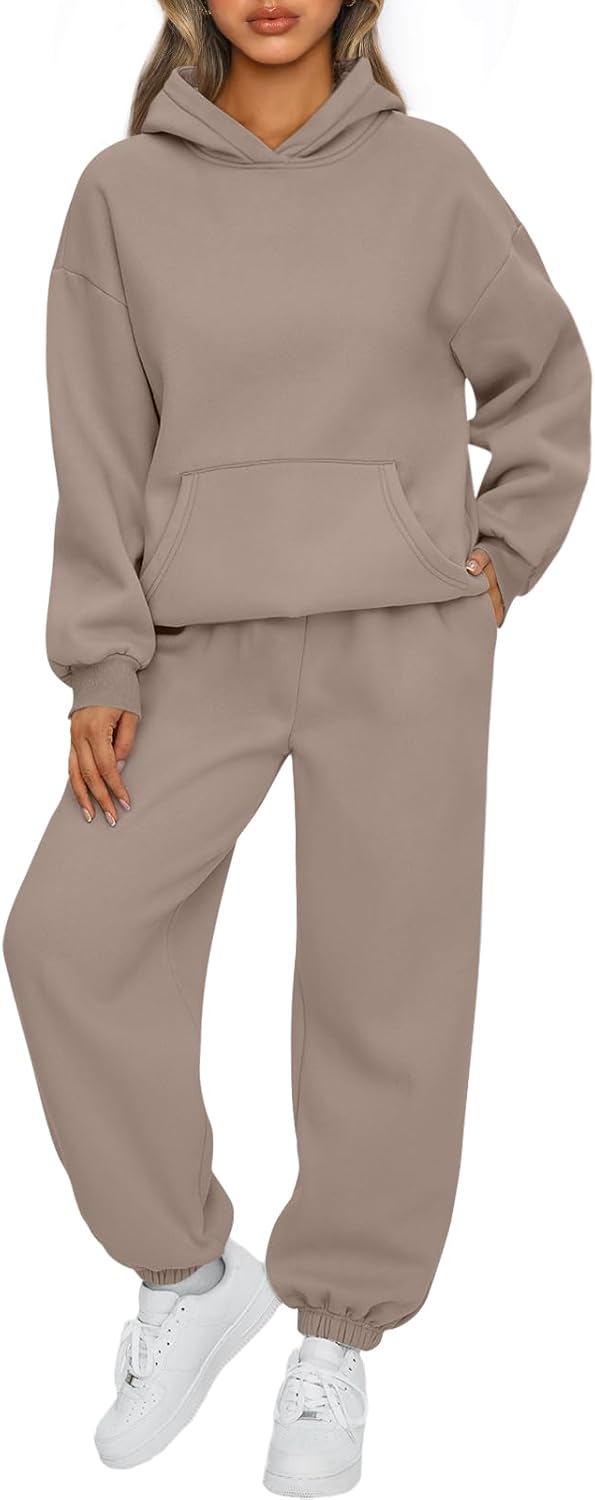 Womens 2 Piece Outfits Lounge Hoodie Sweatsuit Sets