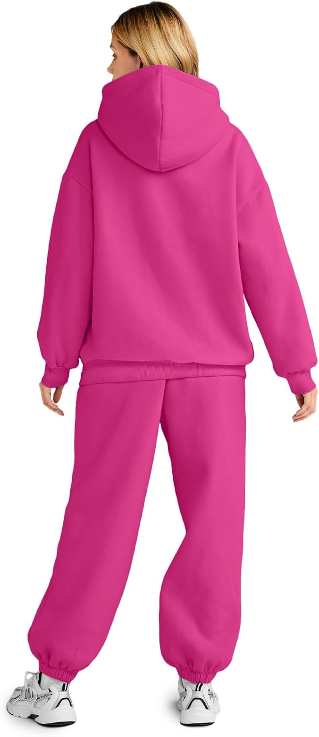 Womens 2 Piece Outfits Lounge Hoodie Sweatsuit Sets