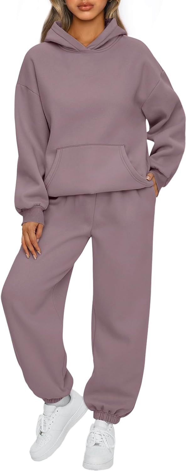 Womens 2 Piece Outfits Lounge Hoodie Sweatsuit Sets