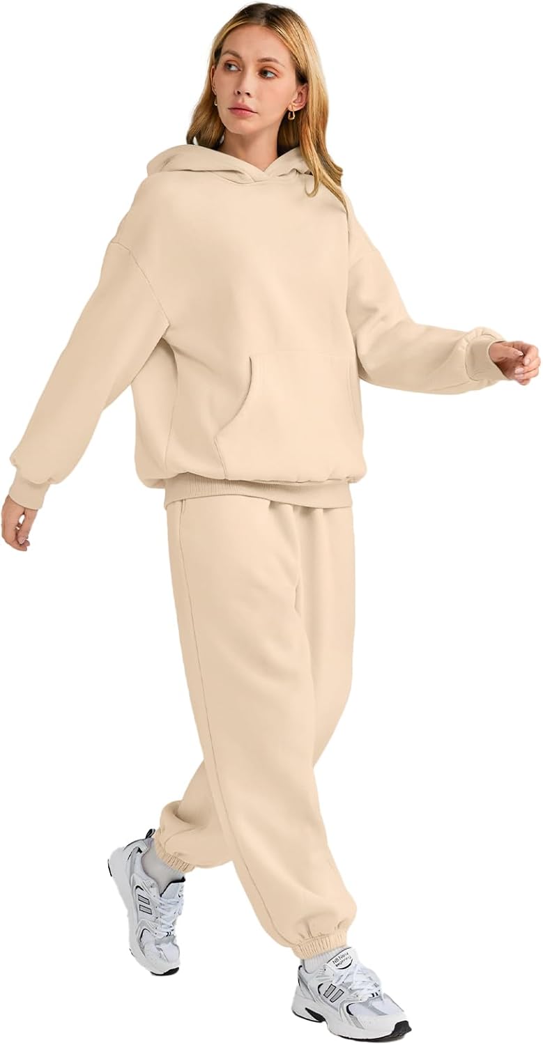 Womens 2 Piece Outfits Lounge Hoodie Sweatsuit Sets