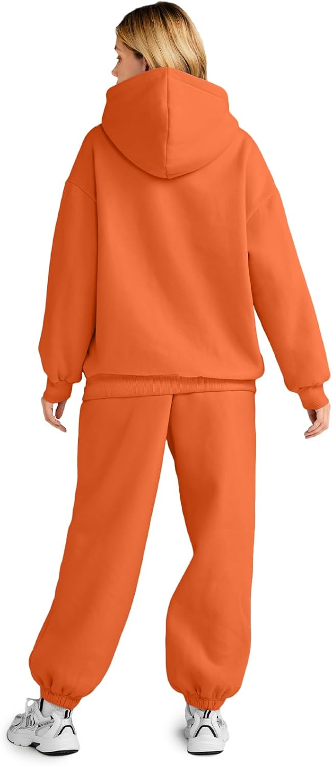 Womens 2 Piece Outfits Lounge Hoodie Sweatsuit Sets