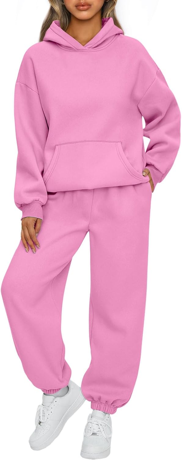 Womens 2 Piece Outfits Lounge Hoodie Sweatsuit Sets