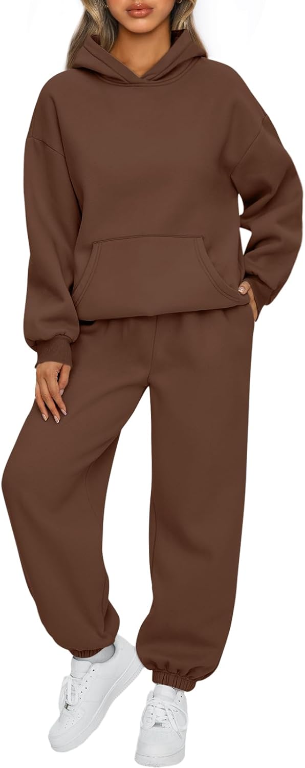 Womens 2 Piece Outfits Lounge Hoodie Sweatsuit Sets