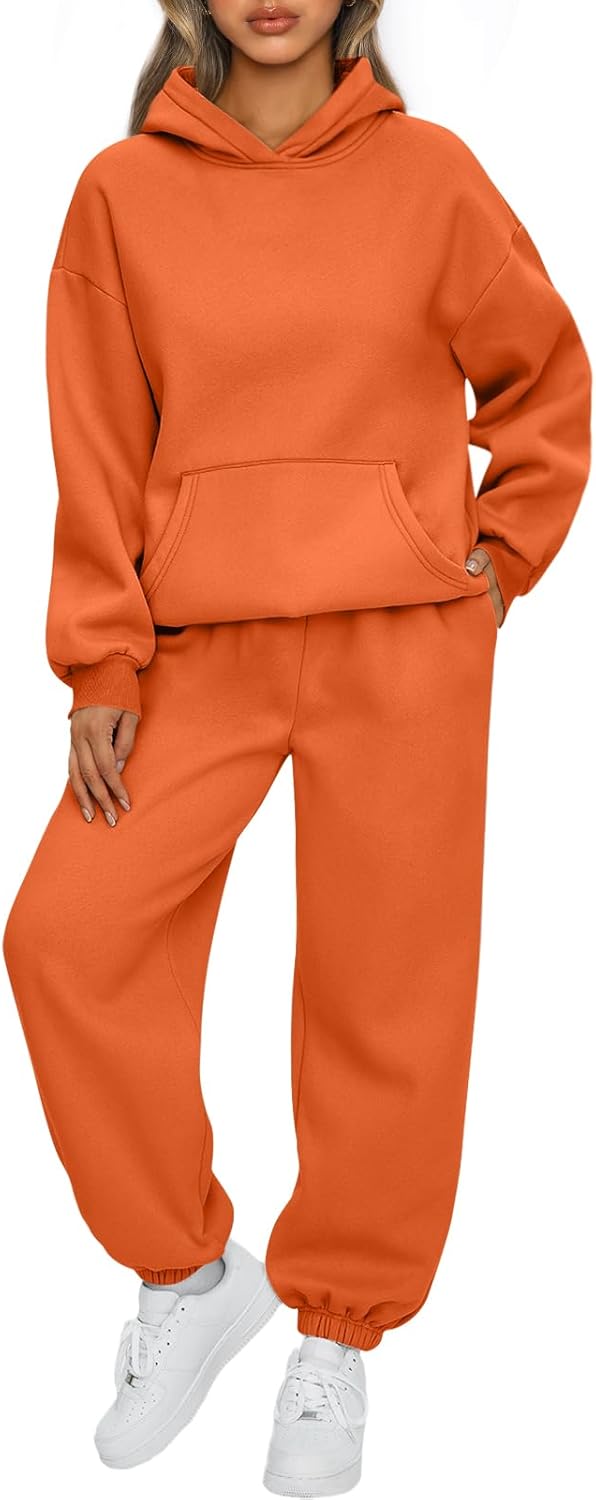 Womens 2 Piece Outfits Lounge Hoodie Sweatsuit Sets