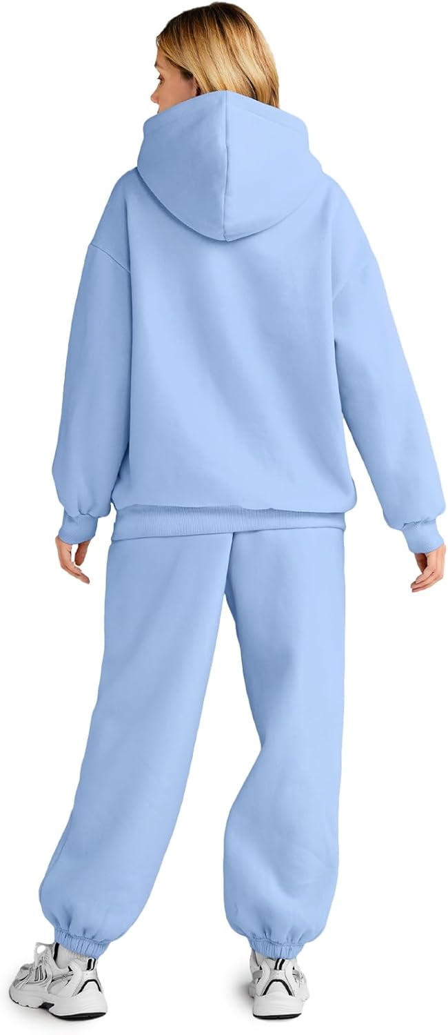 Womens 2 Piece Outfits Lounge Hoodie Sweatsuit Sets