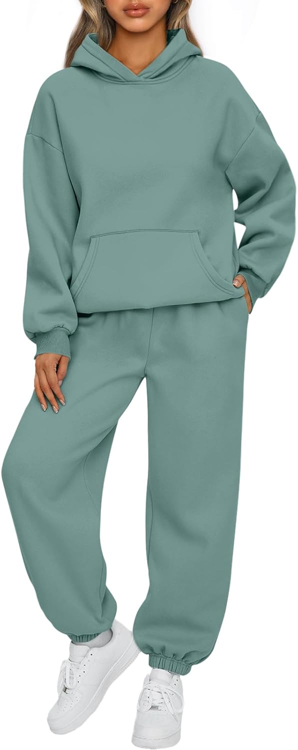 Womens 2 Piece Outfits Lounge Hoodie Sweatsuit Sets