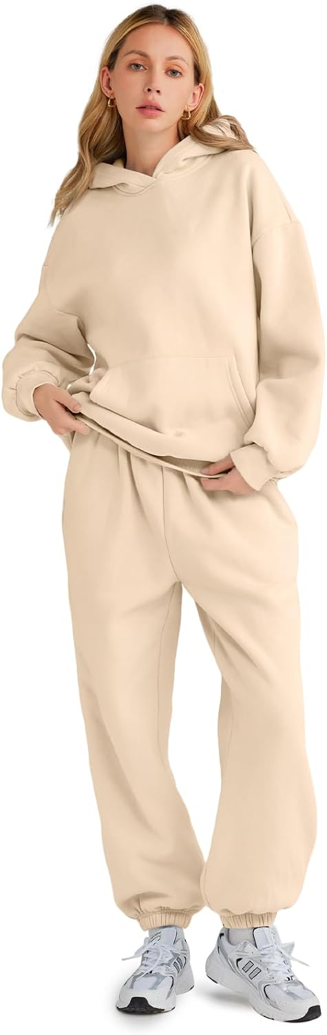 Womens 2 Piece Outfits Lounge Hoodie Sweatsuit Sets