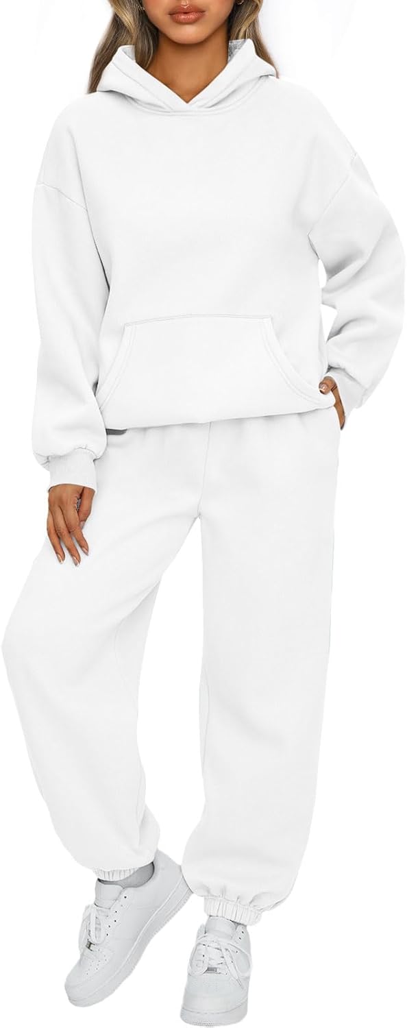 Womens 2 Piece Outfits Lounge Hoodie Sweatsuit Sets