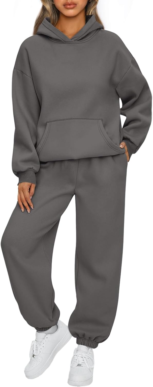 Womens 2 Piece Outfits Lounge Hoodie Sweatsuit Sets