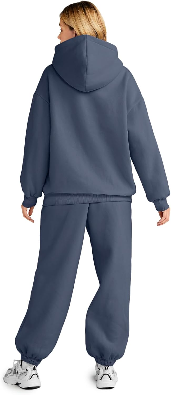 Womens 2 Piece Outfits Lounge Hoodie Sweatsuit Sets