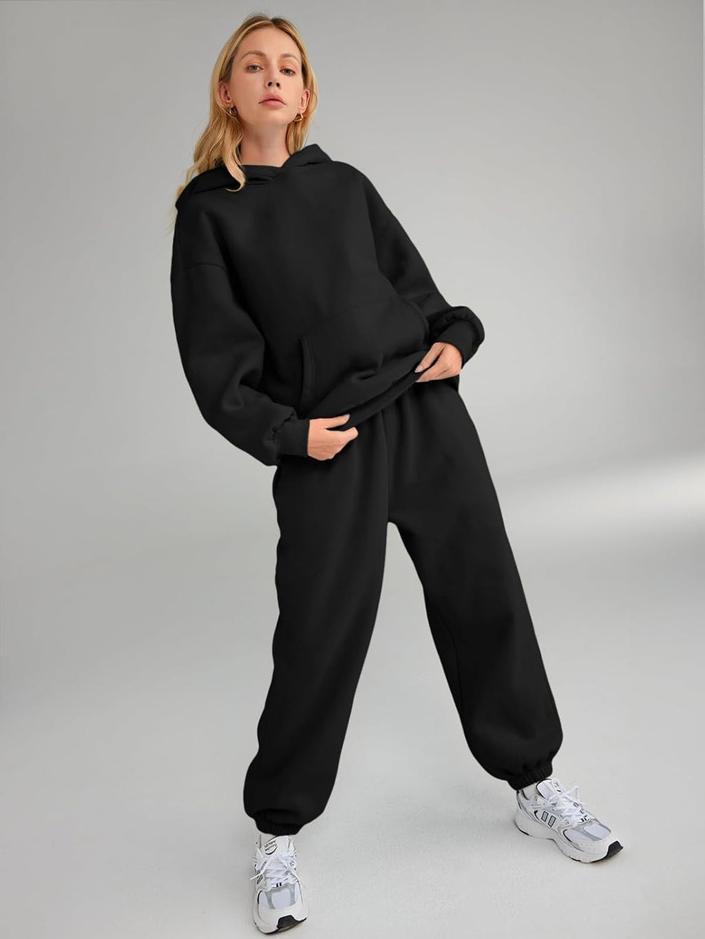 Womens 2 Piece Outfits Lounge Hoodie Sweatsuit Sets