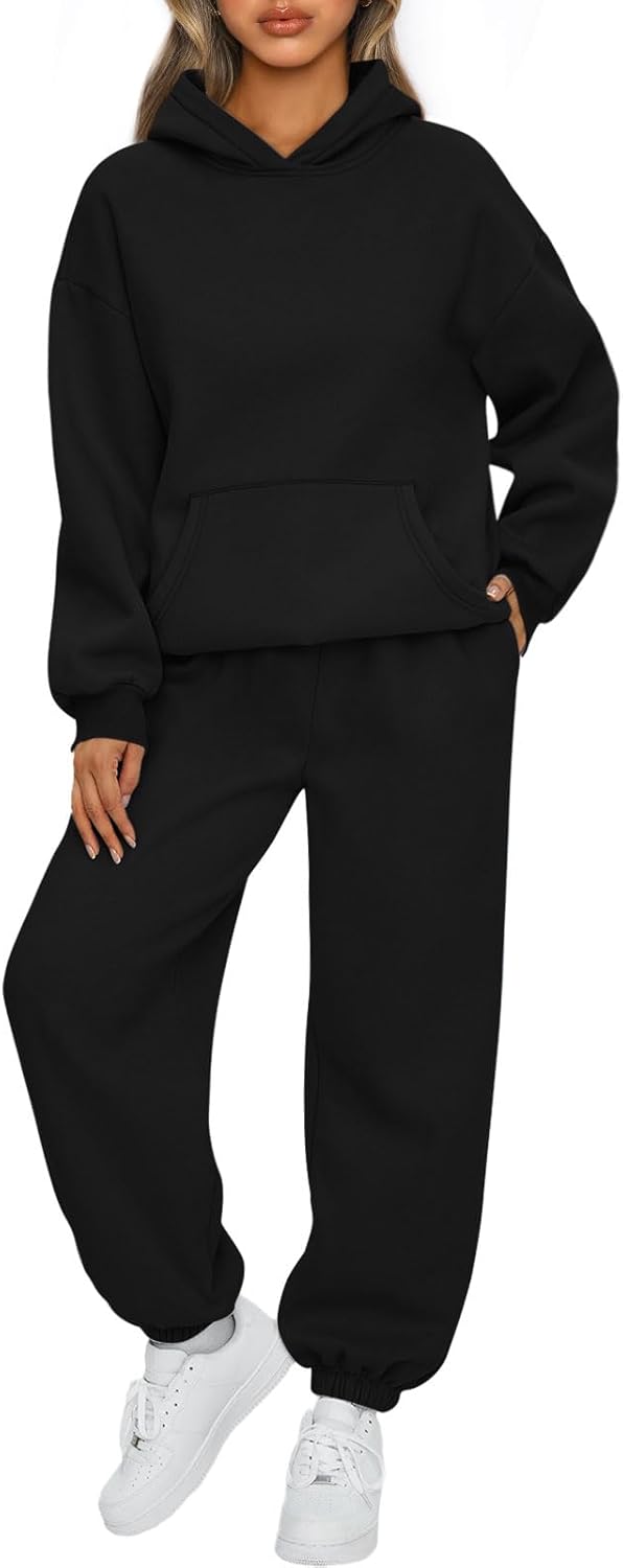 Womens 2 Piece Outfits Lounge Hoodie Sweatsuit Sets