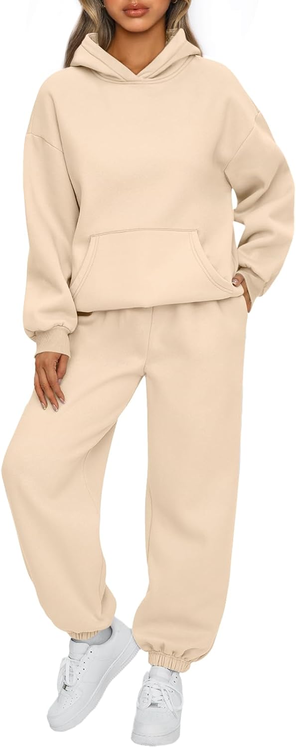 Womens 2 Piece Outfits Lounge Hoodie Sweatsuit Sets