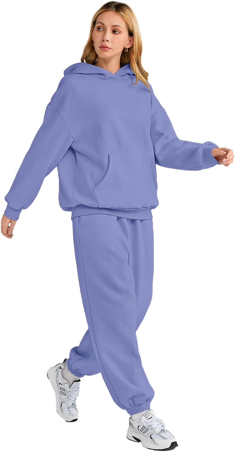 Womens 2 Piece Outfits Lounge Hoodie Sweatsuit Sets