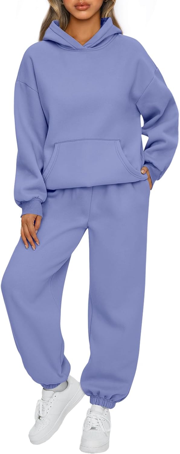 Womens 2 Piece Outfits Lounge Hoodie Sweatsuit Sets