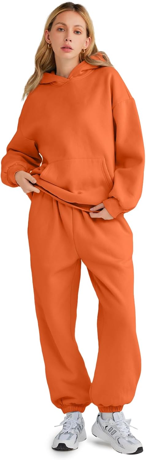 Womens 2 Piece Outfits Lounge Hoodie Sweatsuit Sets