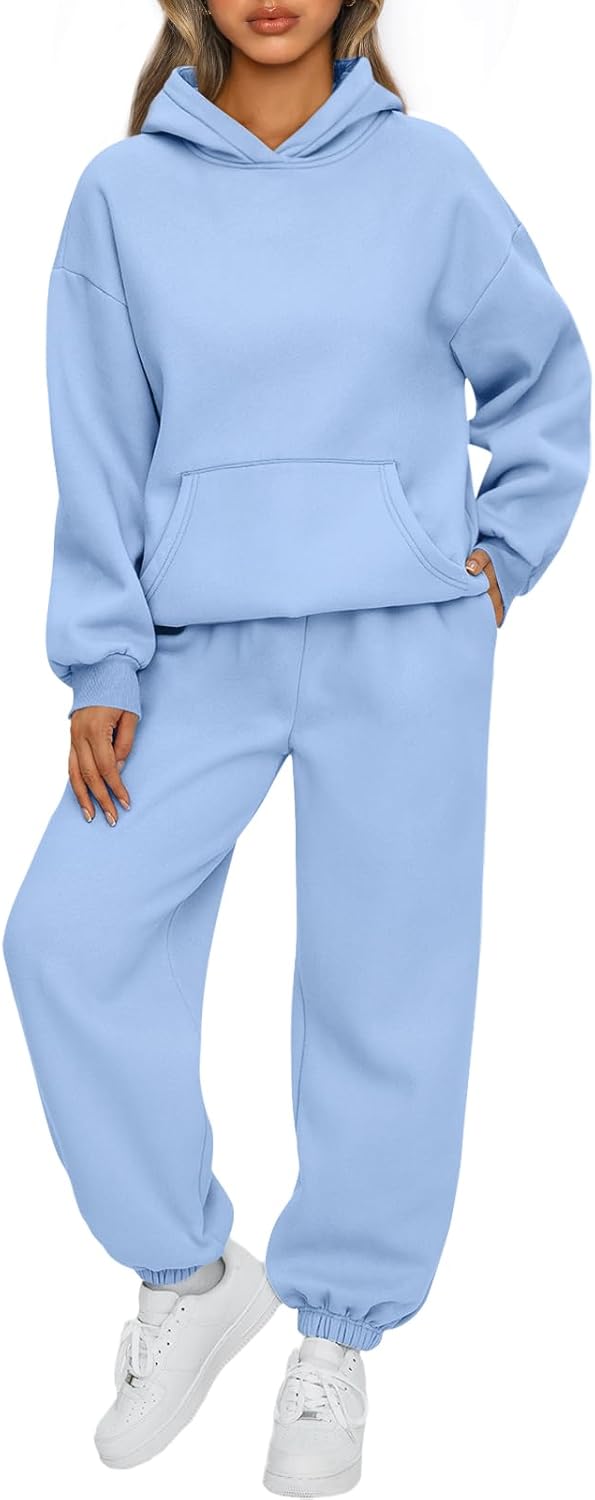 Womens 2 Piece Outfits Lounge Hoodie Sweatsuit Sets