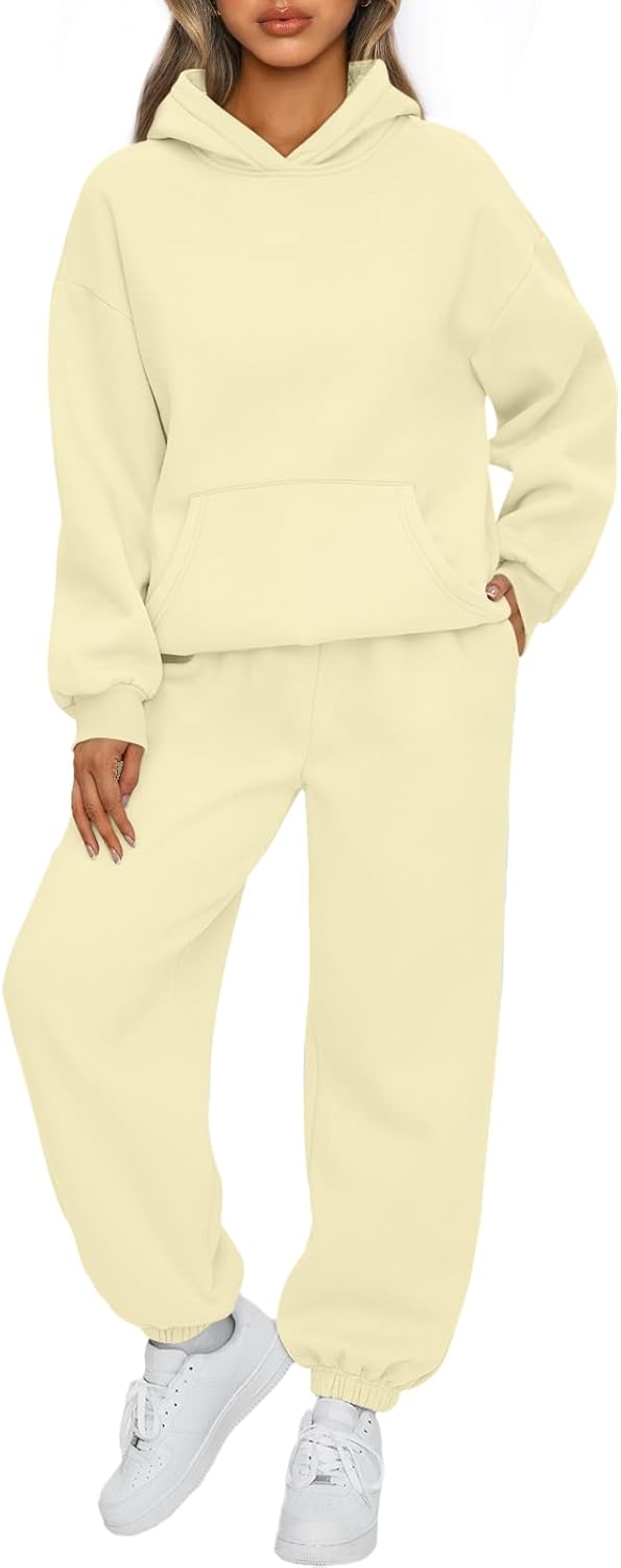 Womens 2 Piece Outfits Lounge Hoodie Sweatsuit Sets