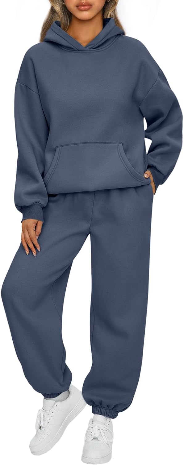 Womens 2 Piece Outfits Lounge Hoodie Sweatsuit Sets