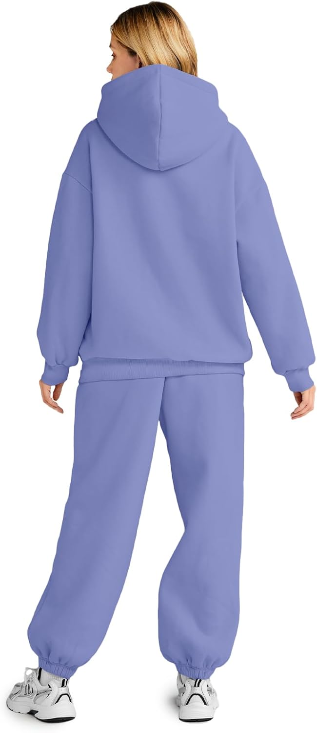 Womens 2 Piece Outfits Lounge Hoodie Sweatsuit Sets