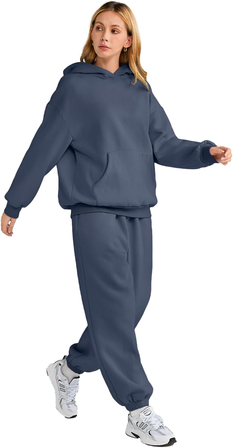 Womens 2 Piece Outfits Lounge Hoodie Sweatsuit Sets