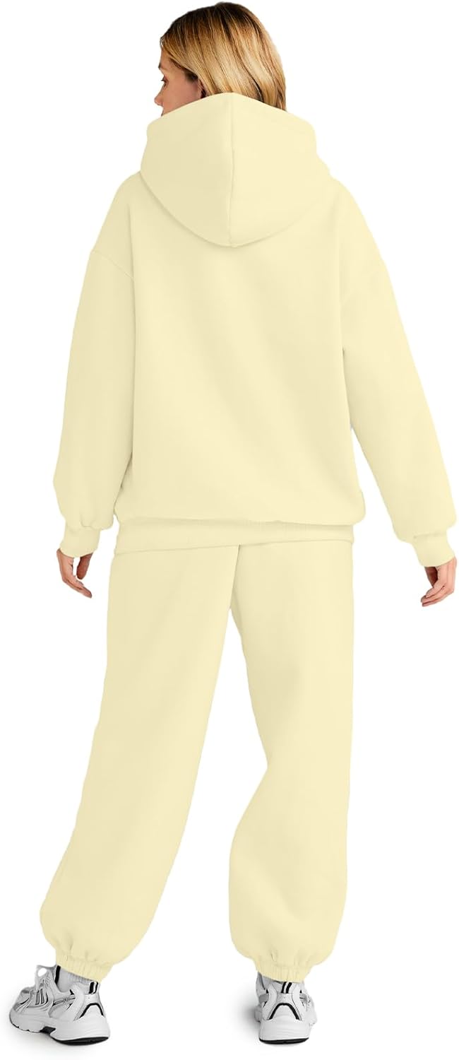 Womens 2 Piece Outfits Lounge Hoodie Sweatsuit Sets