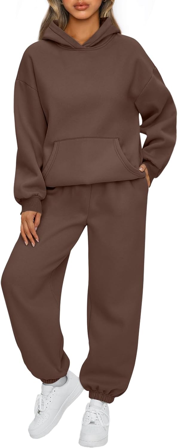 Womens 2 Piece Outfits Lounge Hoodie Sweatsuit Sets