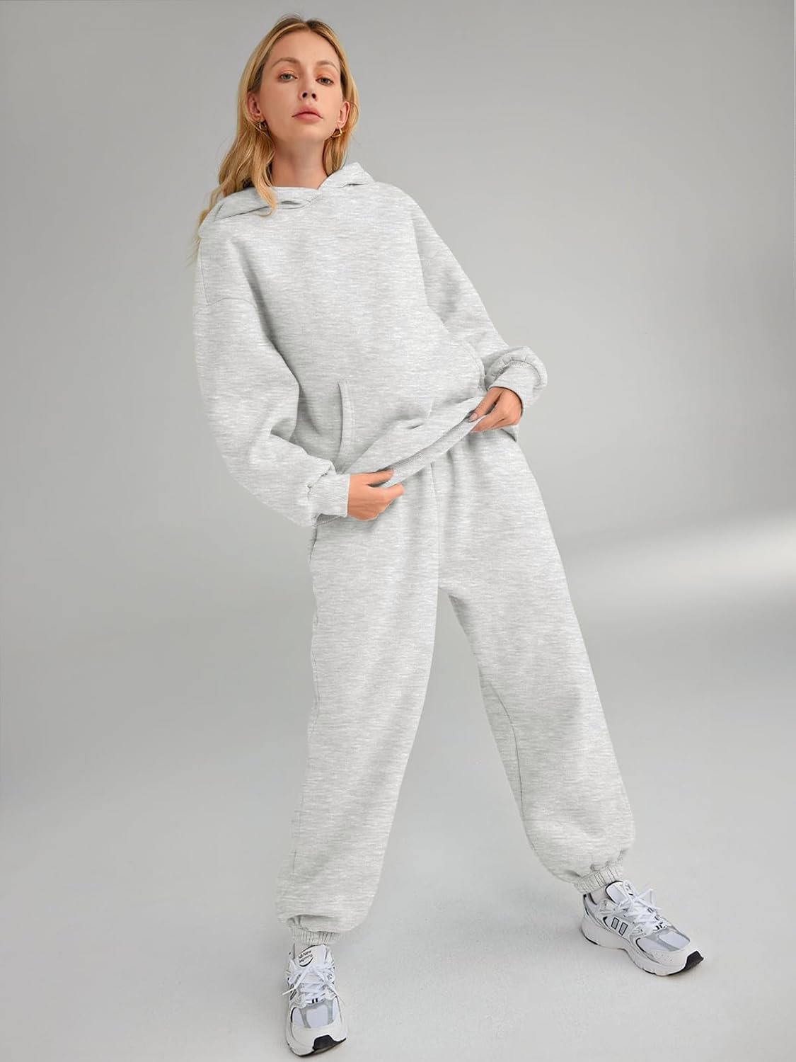 Womens 2 Piece Outfits Lounge Hoodie Sweatsuit Sets