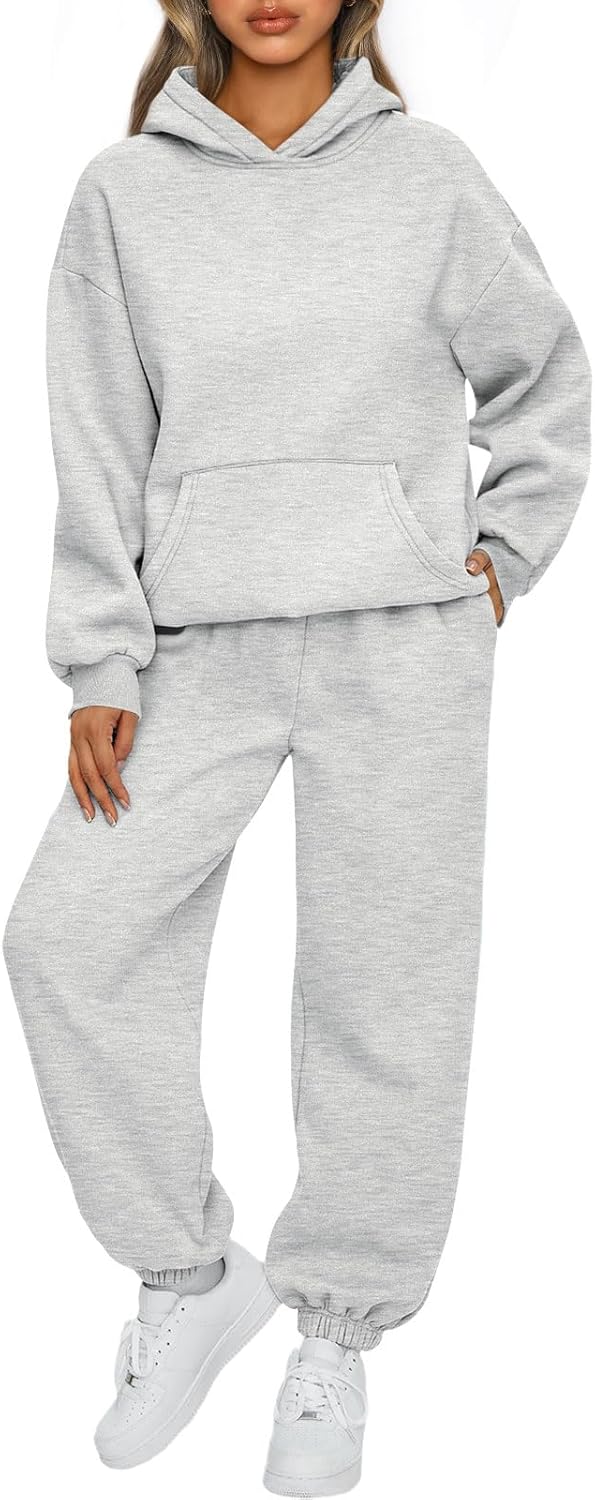 Womens 2 Piece Outfits Lounge Hoodie Sweatsuit Sets