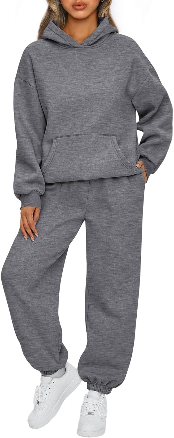 Womens 2 Piece Outfits Lounge Hoodie Sweatsuit Sets